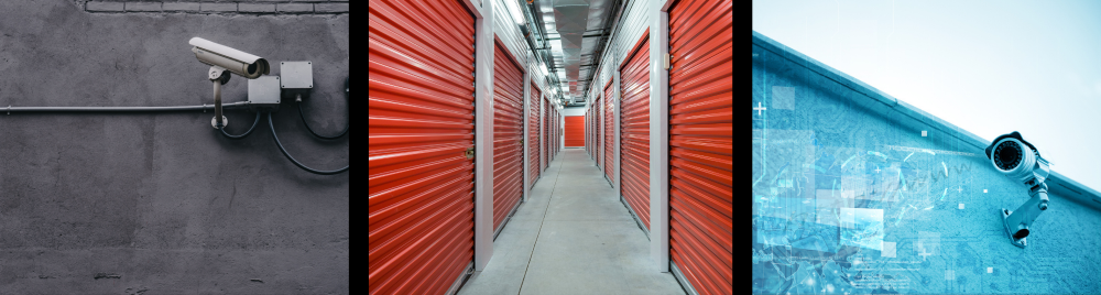 self storage facility security banner